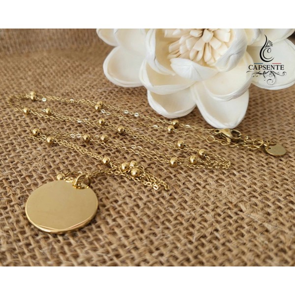 Collier sautoir EMMA doré