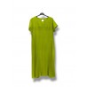 Robe plissée longue avec poches