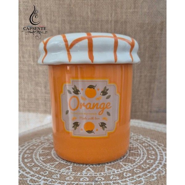 Bruleur / Brule- Parfum pot de confiture d'orange
