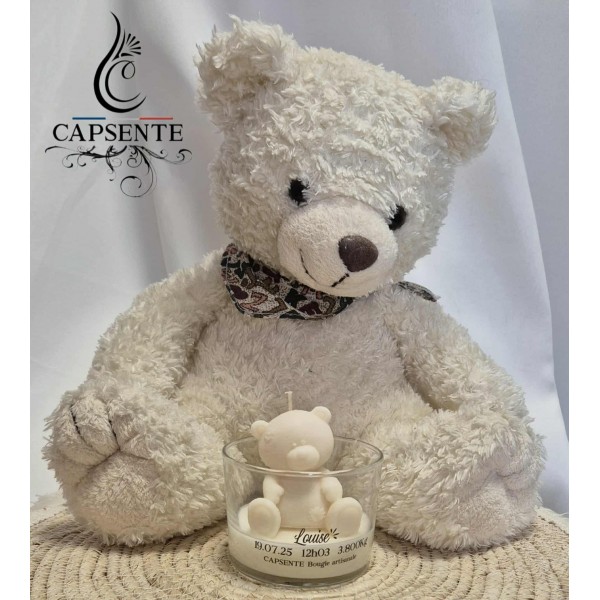 Bougie naissance personnalisée