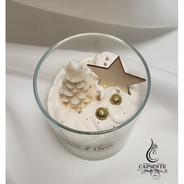 Bougie artisanale " Douceur d'Hiver " senteur vanille