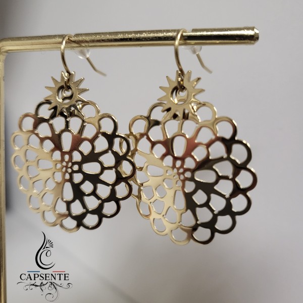 Boucles d'oreilles modèle long de chez Ikita