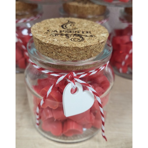 Cœurs fondants "AMOR" en pot