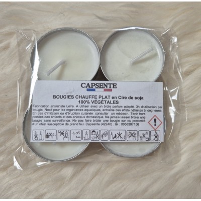 Bougies chauffe-plats 100%...