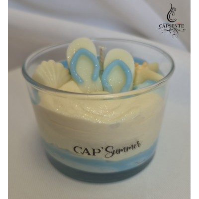 Bougie CAP'Summer bord de mer