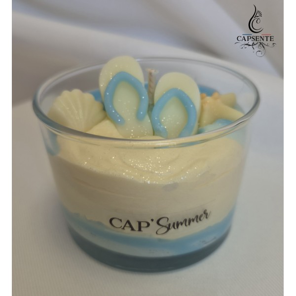 Bougie CAP'Summer bord de mer