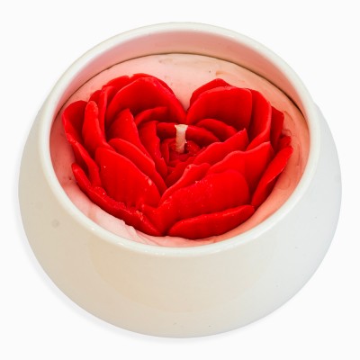Bougie artisanale " Coeur...