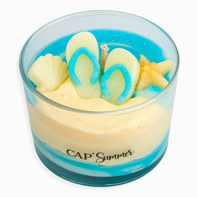 Bougie CAP'Summer bord de mer