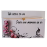 Bracelet carte messagère MAMAN EN OR