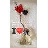 Bouquet parfumé DALHIA St Valentin senteur au choix sans boite